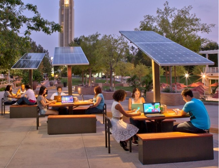 Solar Charging Tables