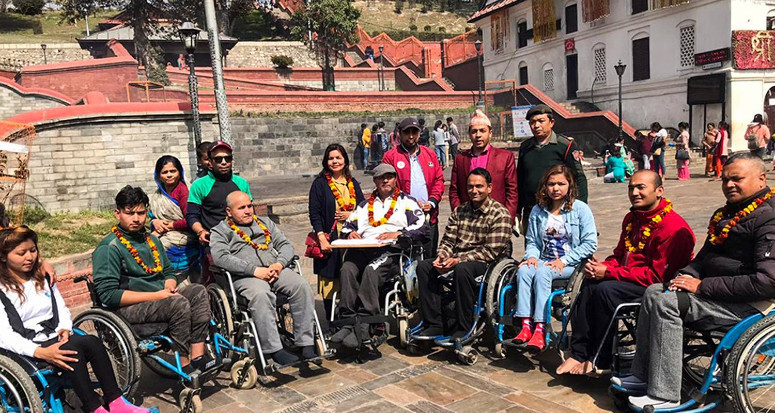 Nepal Wheelchair and Prone Trolley card